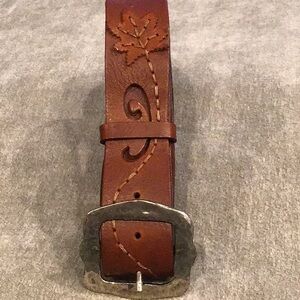 Brown Florence XL Brown Leather Belt